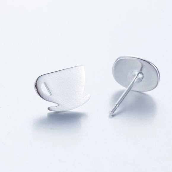 “Better Latte Than Never” Coffee Bean Cute Earring - Picture 2 of 7